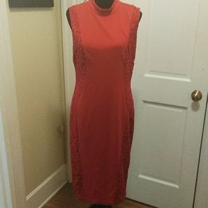 Red bebe dress